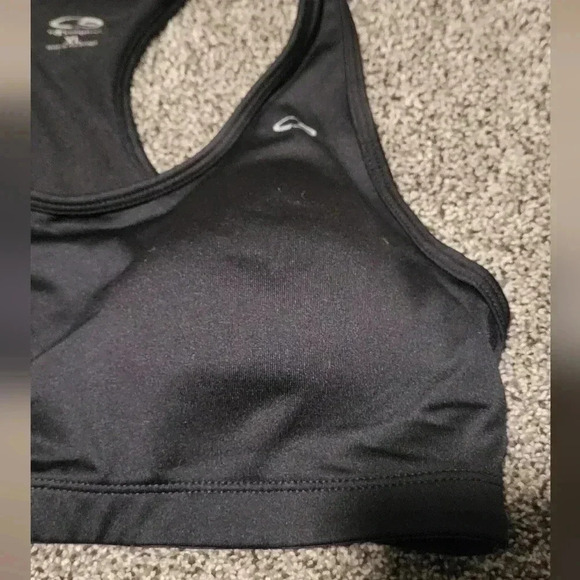Champion Sports Bra, Racerback, Black, size XLarge - Picture 5 of 6